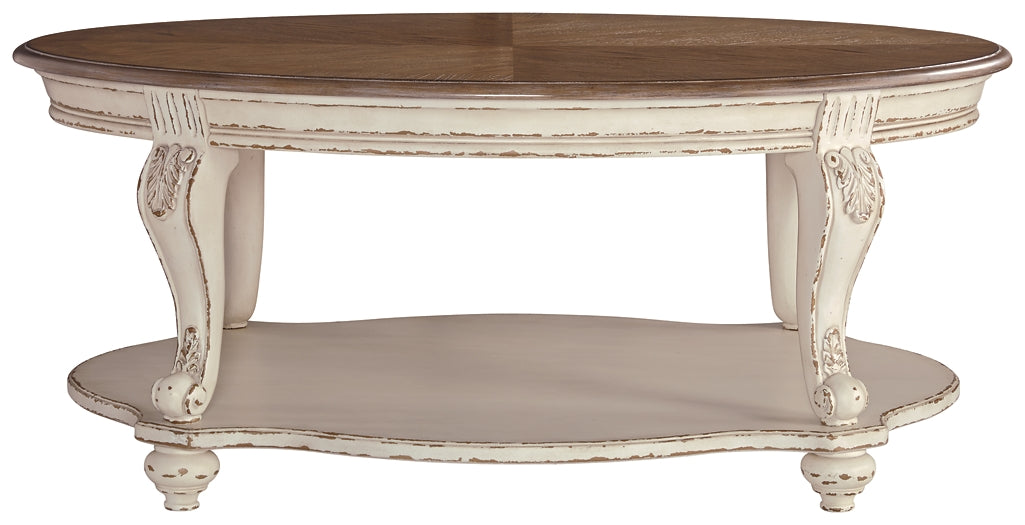 Realyn Oval Cocktail Table at Cloud 9 Mattress & Furniture furniture, home furnishing, home decor