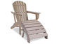 Sundown Treasure Outdoor Adirondack Chair and Ottoman at Cloud 9 Mattress & Furniture furniture, home furnishing, home decor