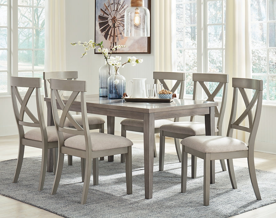 Parellen Dining Table and 6 Chairs at Cloud 9 Mattress & Furniture furniture, home furnishing, home decor