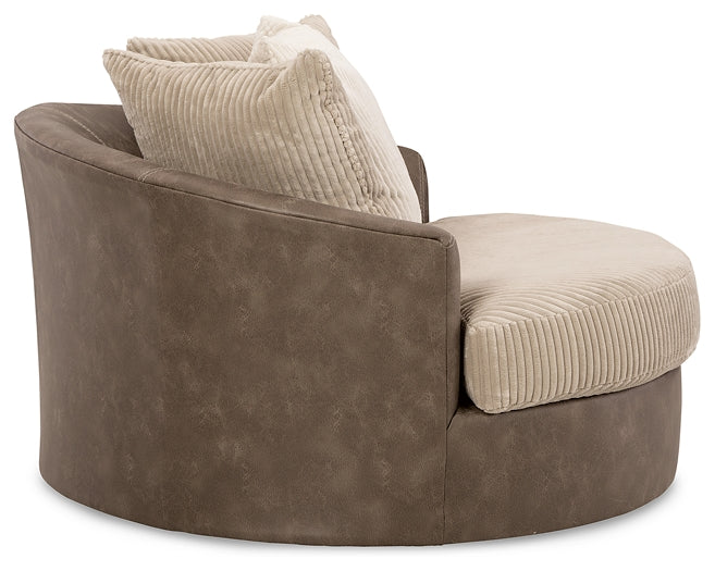 Keskin Oversized Swivel Accent Chair at Cloud 9 Mattress & Furniture furniture, home furnishing, home decor