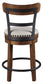 Valebeck UPH Swivel Barstool (1/CN) at Cloud 9 Mattress & Furniture furniture, home furnishing, home decor