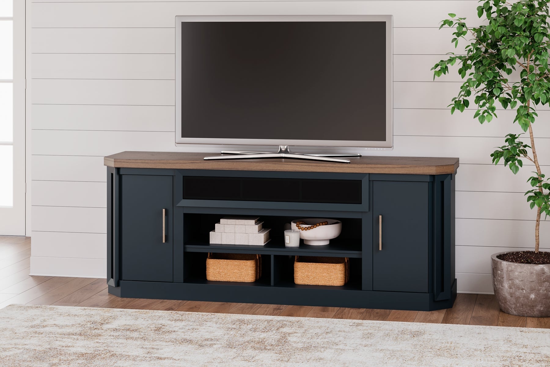Landocken XL TV Stand w/Fireplace Option at Cloud 9 Mattress & Furniture furniture, home furnishing, home decor
