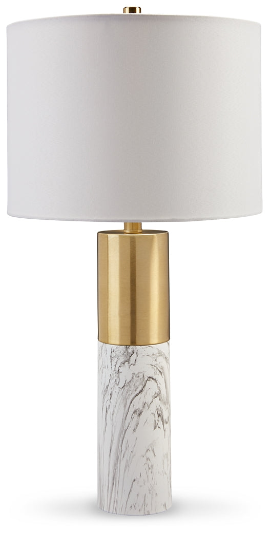 Samney Metal Table Lamp (2/CN) at Cloud 9 Mattress & Furniture furniture, home furnishing, home decor