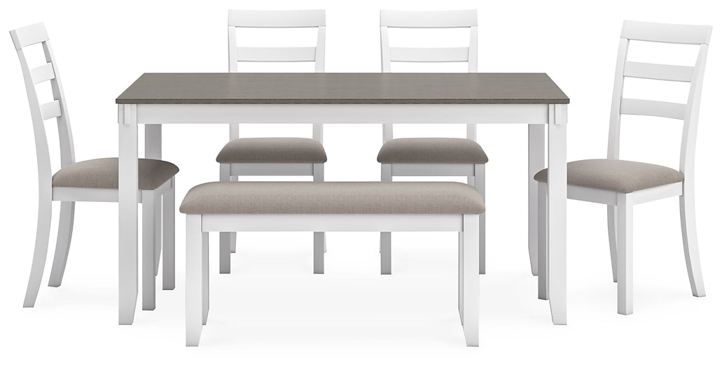 Stonehollow RECT DRM Table Set (6/CN) at Cloud 9 Mattress & Furniture furniture, home furnishing, home decor