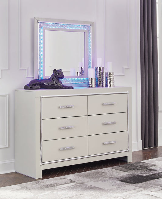 Zyniden Dresser and Mirror at Cloud 9 Mattress & Furniture furniture, home furnishing, home decor