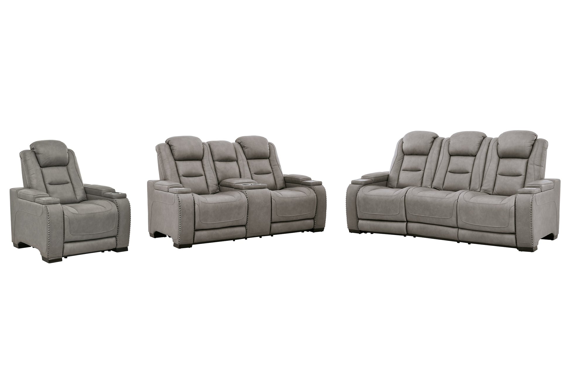 The Man-Den Sofa, Loveseat and Recliner at Cloud 9 Mattress & Furniture furniture, home furnishing, home decor