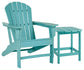 Sundown Treasure Outdoor Chair with End Table at Cloud 9 Mattress & Furniture furniture, home furnishing, home decor