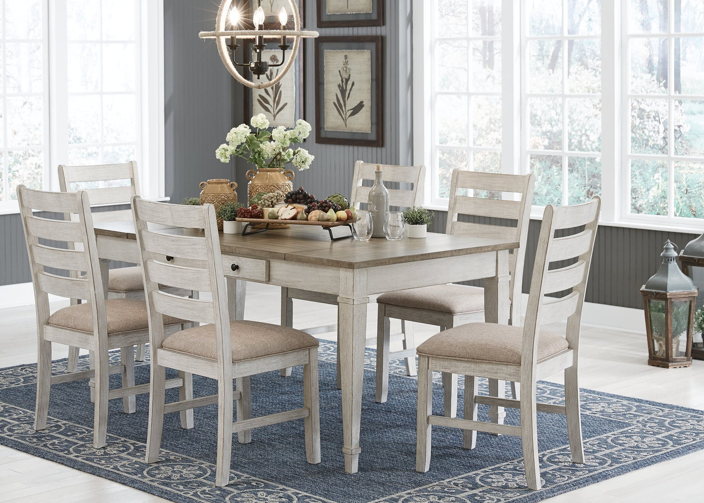 Skempton Dining Table and 6 Chairs at Cloud 9 Mattress & Furniture furniture, home furnishing, home decor