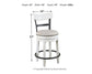 Valebeck UPH Swivel Barstool (1/CN) at Cloud 9 Mattress & Furniture furniture, home furnishing, home decor