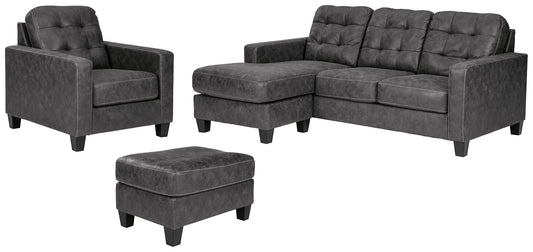 Venaldi Sofa Chaise, Chair, and Ottoman at Cloud 9 Mattress & Furniture furniture, home furnishing, home decor