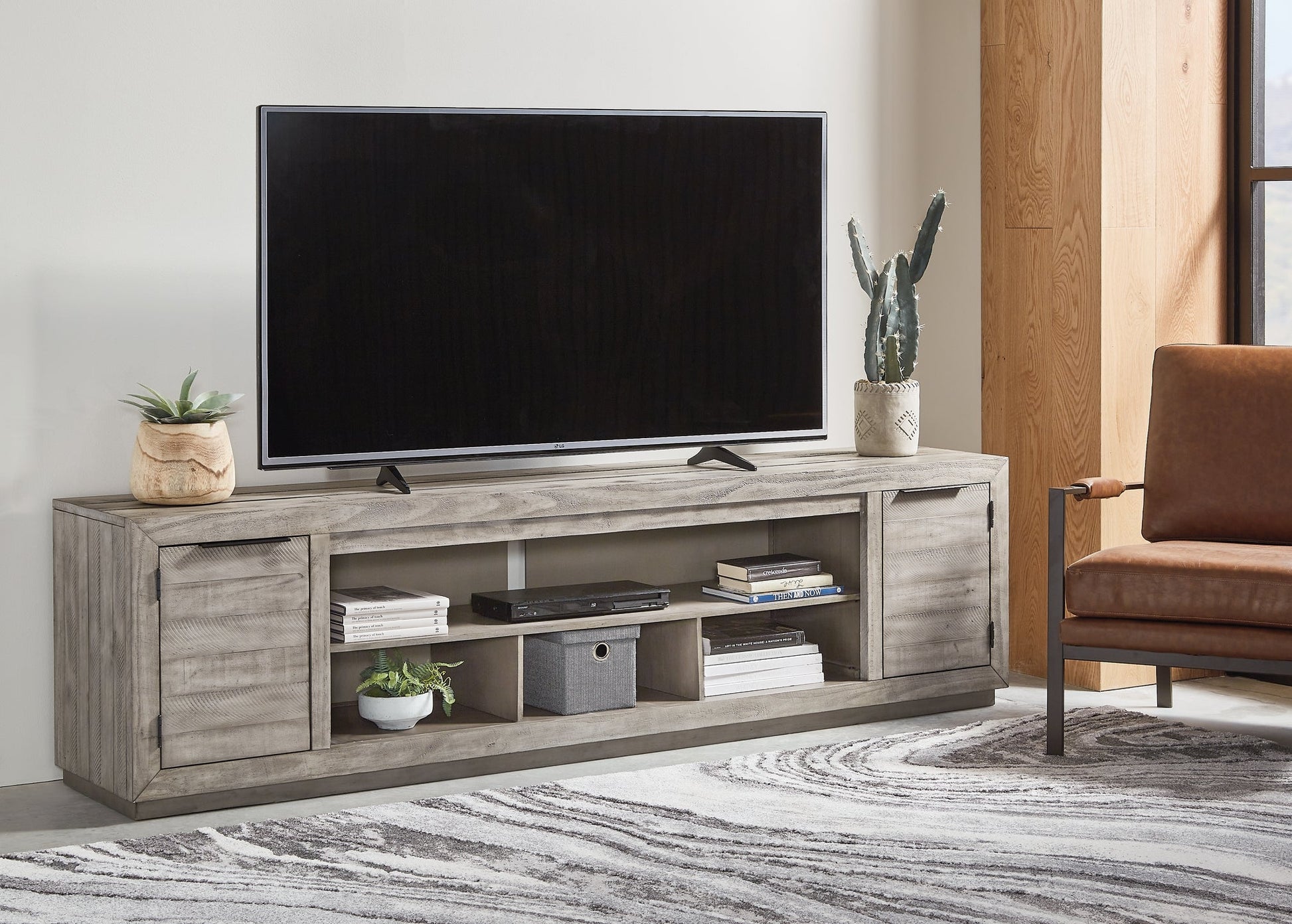 Naydell XL TV Stand w/Fireplace Option at Cloud 9 Mattress & Furniture furniture, home furnishing, home decor