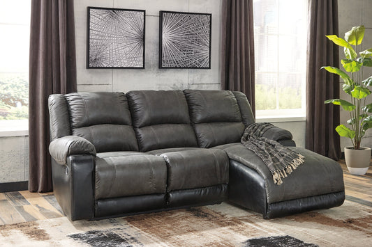 Nantahala 3-Piece Reclining Sectional with Chaise at Cloud 9 Mattress & Furniture furniture, home furnishing, home decor
