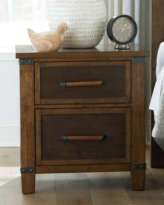 Wyattfield Two Drawer Night Stand at Cloud 9 Mattress & Furniture furniture, home furnishing, home decor