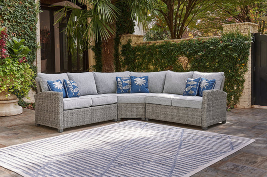 Naples Beach 3-Piece Outdoor Sectional at Cloud 9 Mattress & Furniture furniture, home furnishing, home decor