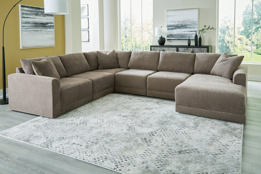Raeanna 6-Piece Sectional with Chaise at Cloud 9 Mattress & Furniture furniture, home furnishing, home decor