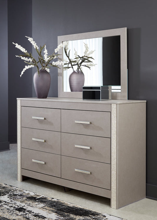 Surancha Dresser and Mirror at Cloud 9 Mattress & Furniture furniture, home furnishing, home decor