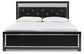 Kaydell King Upholstered Panel Bed with Mirrored Dresser and 2 Nightstands at Cloud 9 Mattress & Furniture furniture, home furnishing, home decor