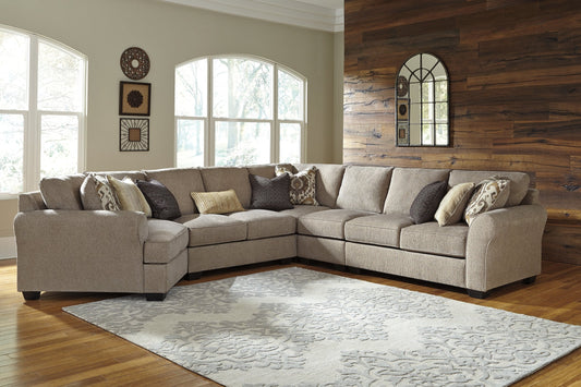 Pantomine 5-Piece Sectional with Cuddler at Cloud 9 Mattress & Furniture furniture, home furnishing, home decor