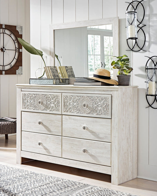 Paxberry Dresser and Mirror at Cloud 9 Mattress & Furniture furniture, home furnishing, home decor