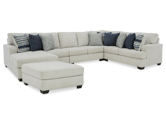Lowder 5-Piece Sectional with Ottoman at Cloud 9 Mattress & Furniture furniture, home furnishing, home decor