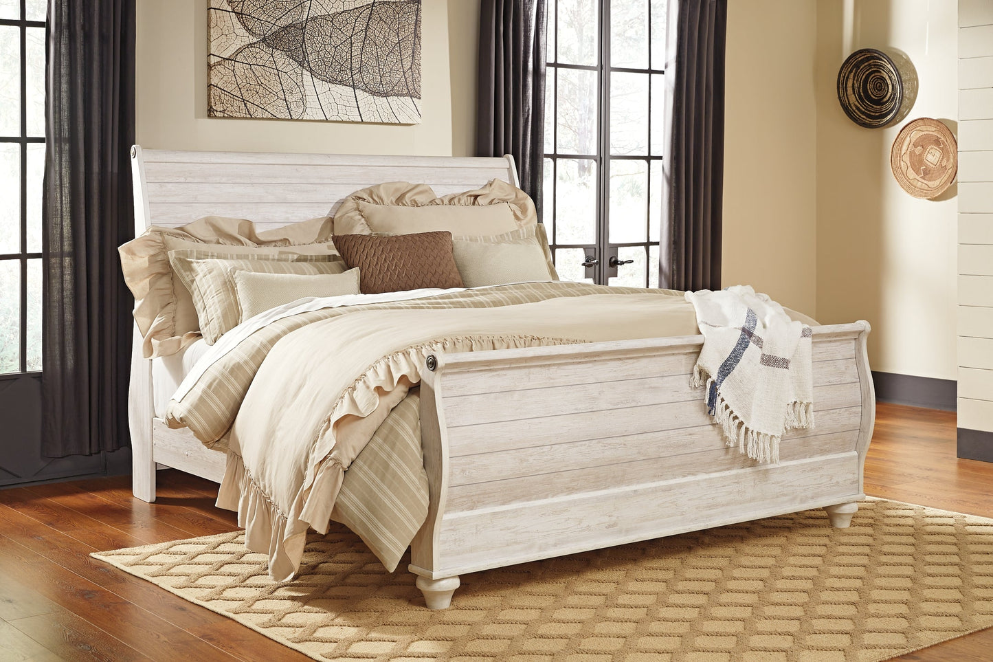 Willowton Queen Sleigh Bed at Cloud 9 Mattress & Furniture furniture, home furnishing, home decor