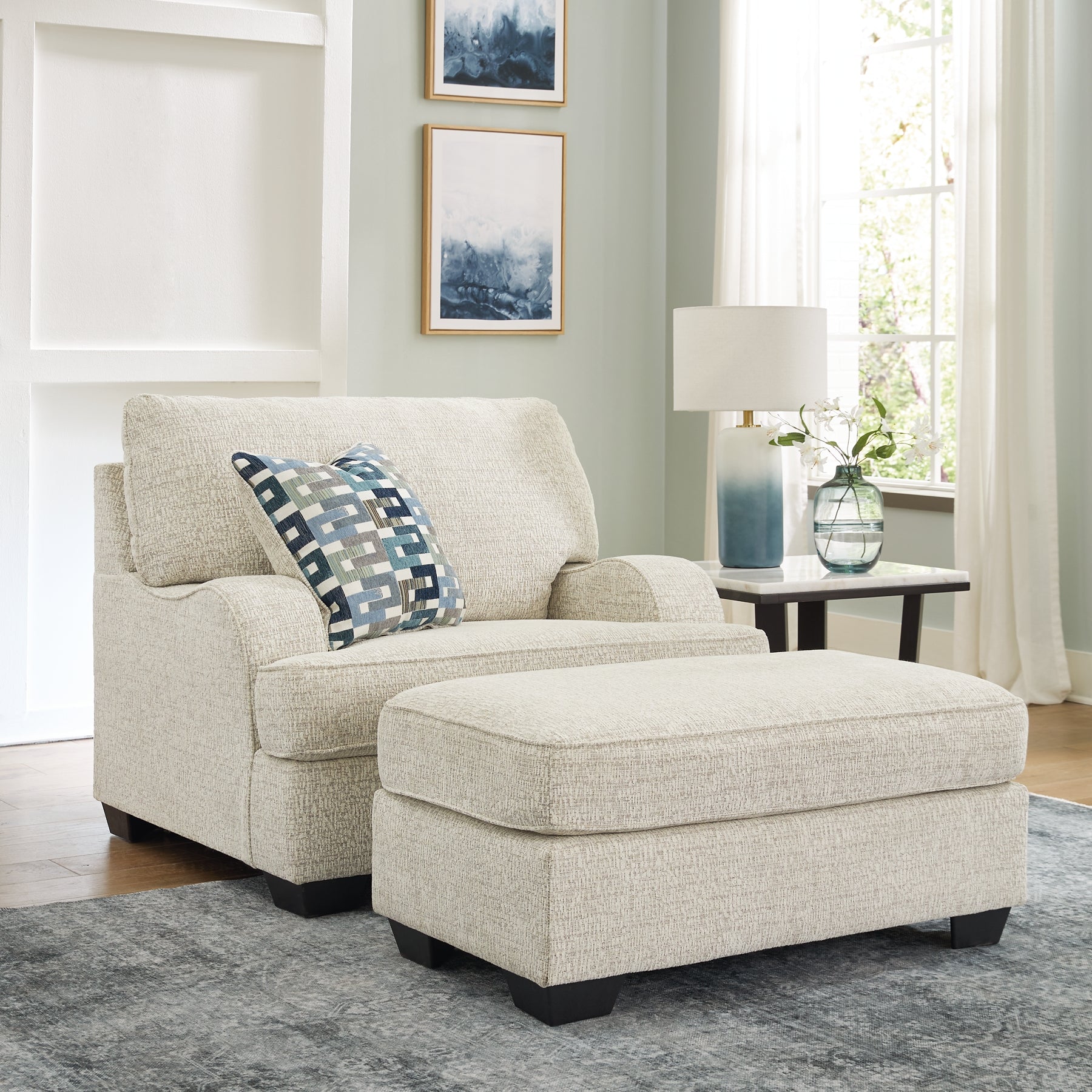 Valerano Chair and Ottoman at Cloud 9 Mattress & Furniture furniture, home furnishing, home decor