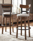 Valebeck UPH Swivel Barstool (1/CN) at Cloud 9 Mattress & Furniture furniture, home furnishing, home decor