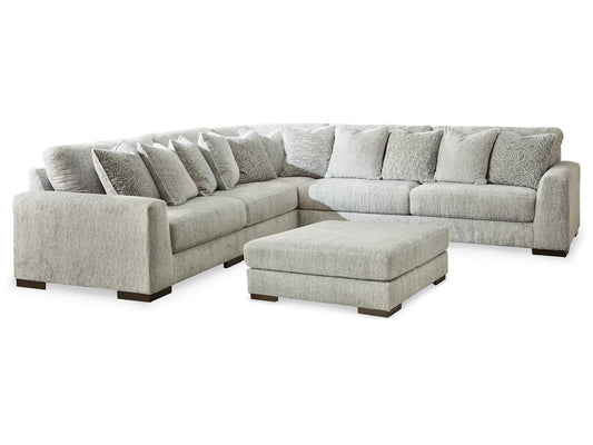 Regent Park 5-Piece Sectional with Ottoman at Cloud 9 Mattress & Furniture furniture, home furnishing, home decor
