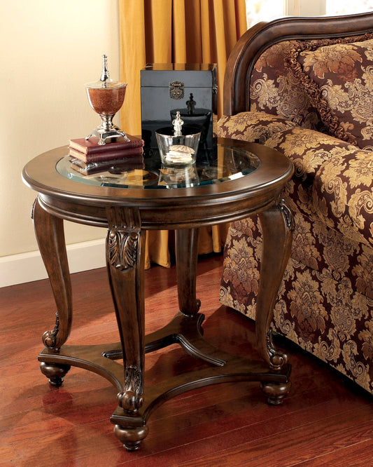 Norcastle Round End Table at Cloud 9 Mattress & Furniture furniture, home furnishing, home decor