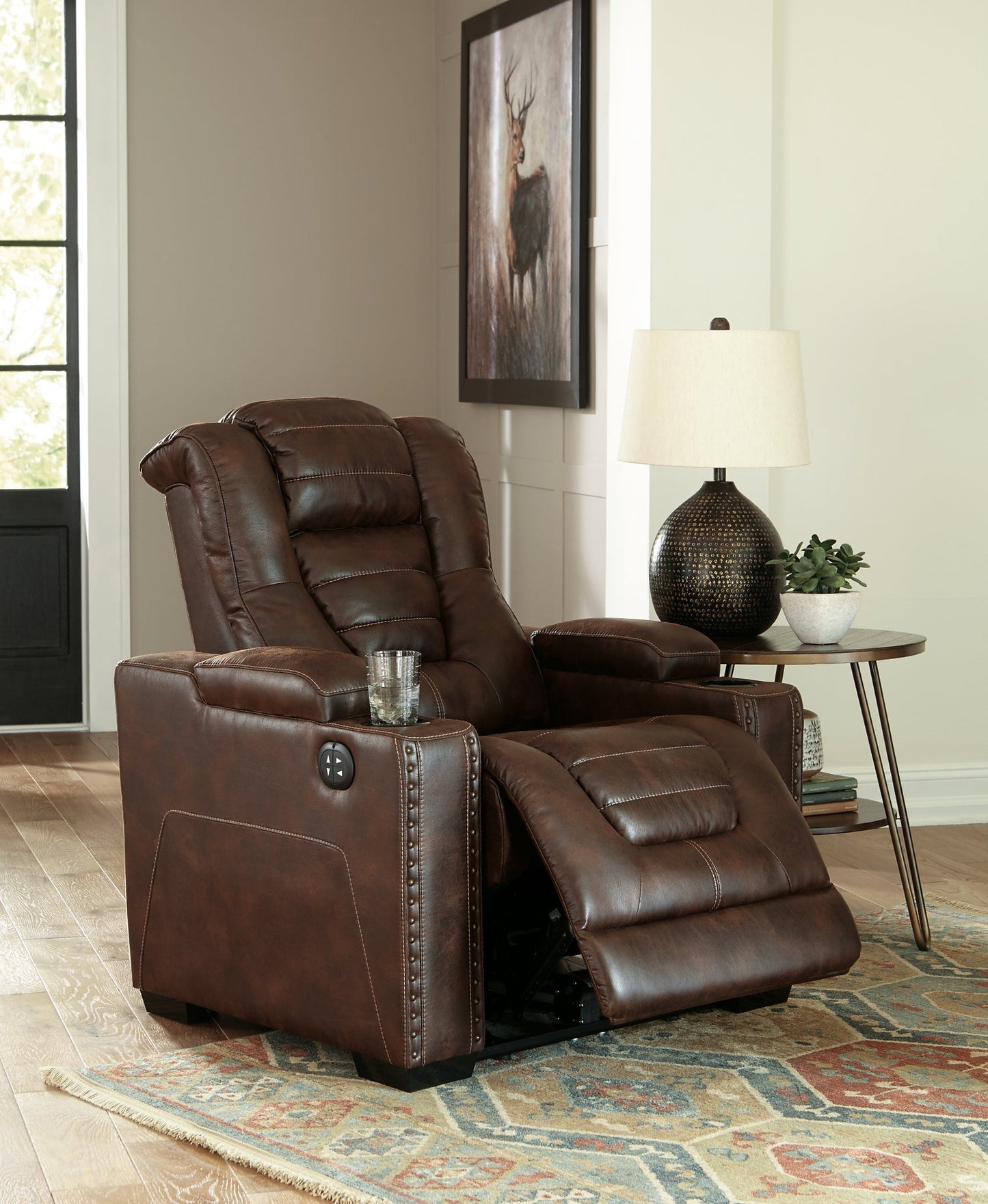 Owner's Box PWR Recliner/ADJ Headrest at Cloud 9 Mattress & Furniture furniture, home furnishing, home decor