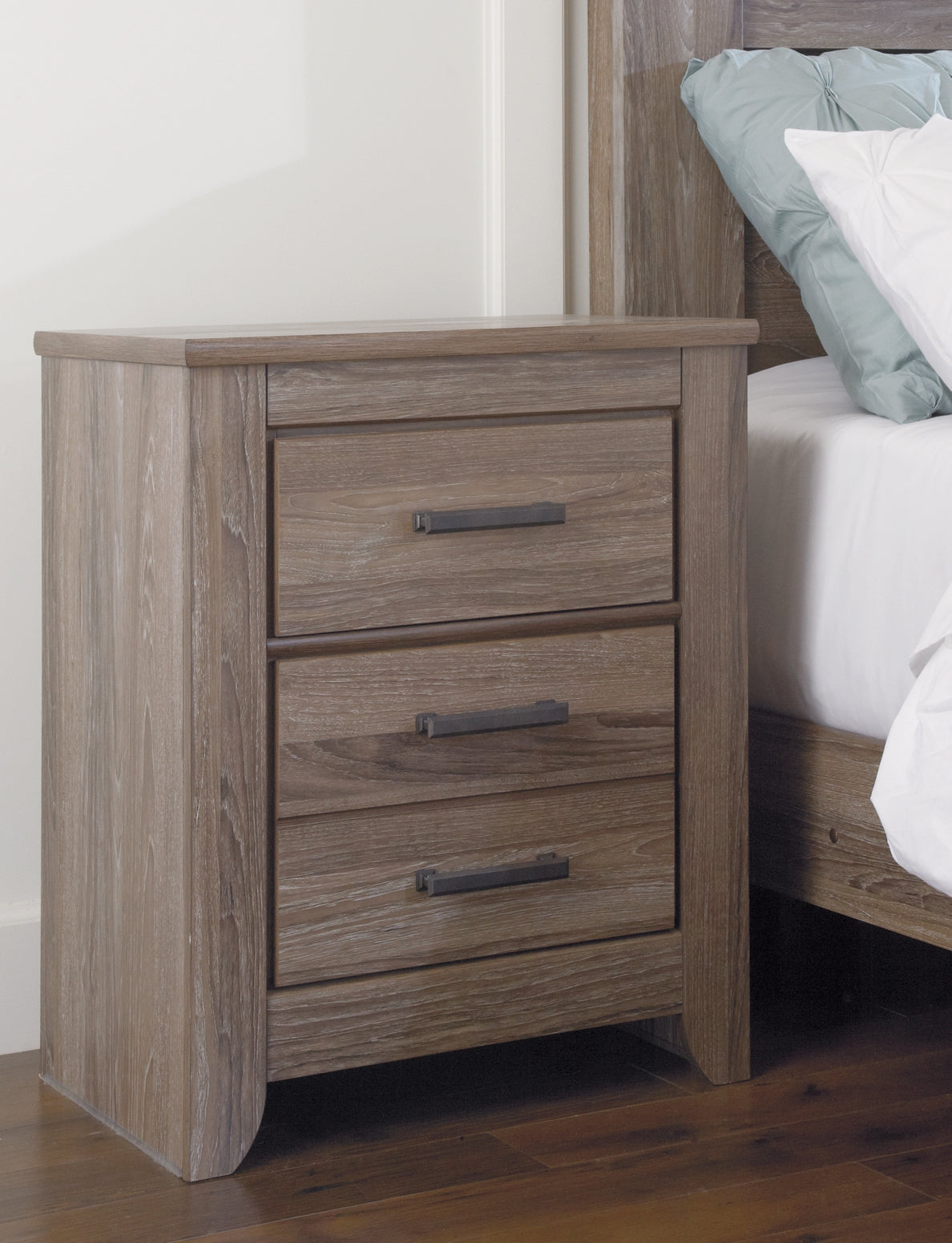 Zelen Two Drawer Night Stand at Cloud 9 Mattress & Furniture furniture, home furnishing, home decor