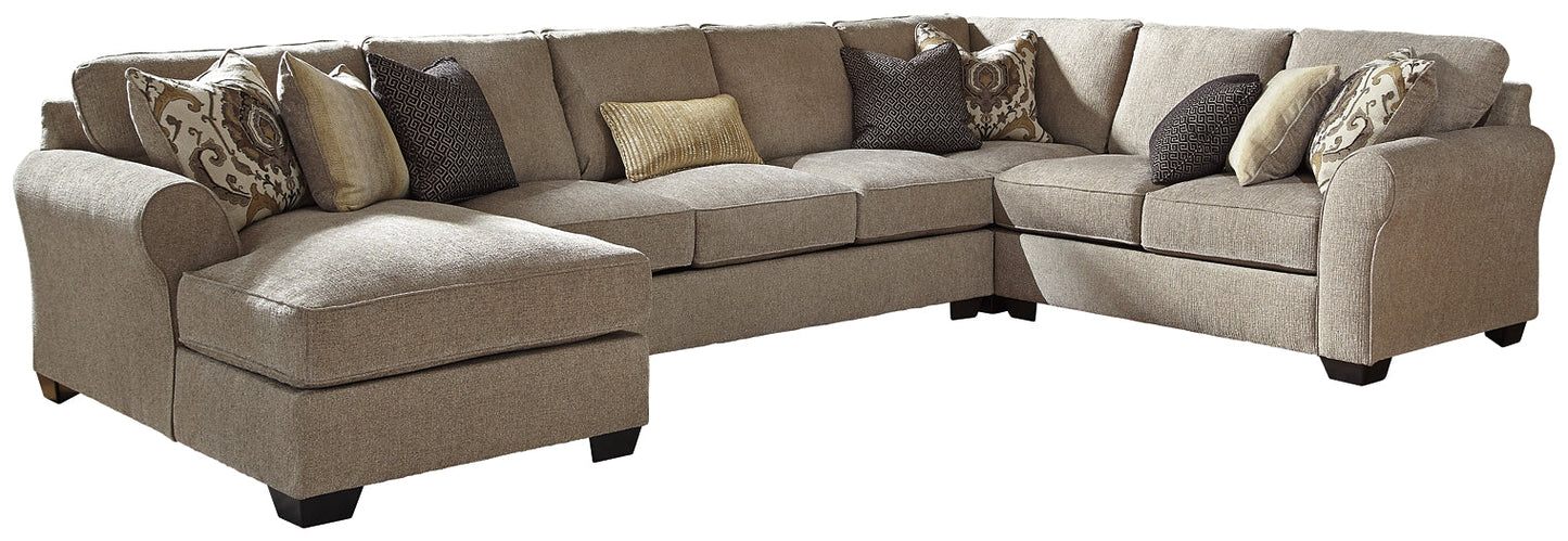 Pantomine 4-Piece Sectional with Ottoman at Cloud 9 Mattress & Furniture furniture, home furnishing, home decor