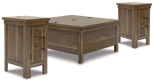Moriville Coffee Table with 2 End Tables at Cloud 9 Mattress & Furniture furniture, home furnishing, home decor