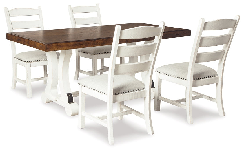 Valebeck Dining Table and 4 Chairs at Cloud 9 Mattress & Furniture furniture, home furnishing, home decor
