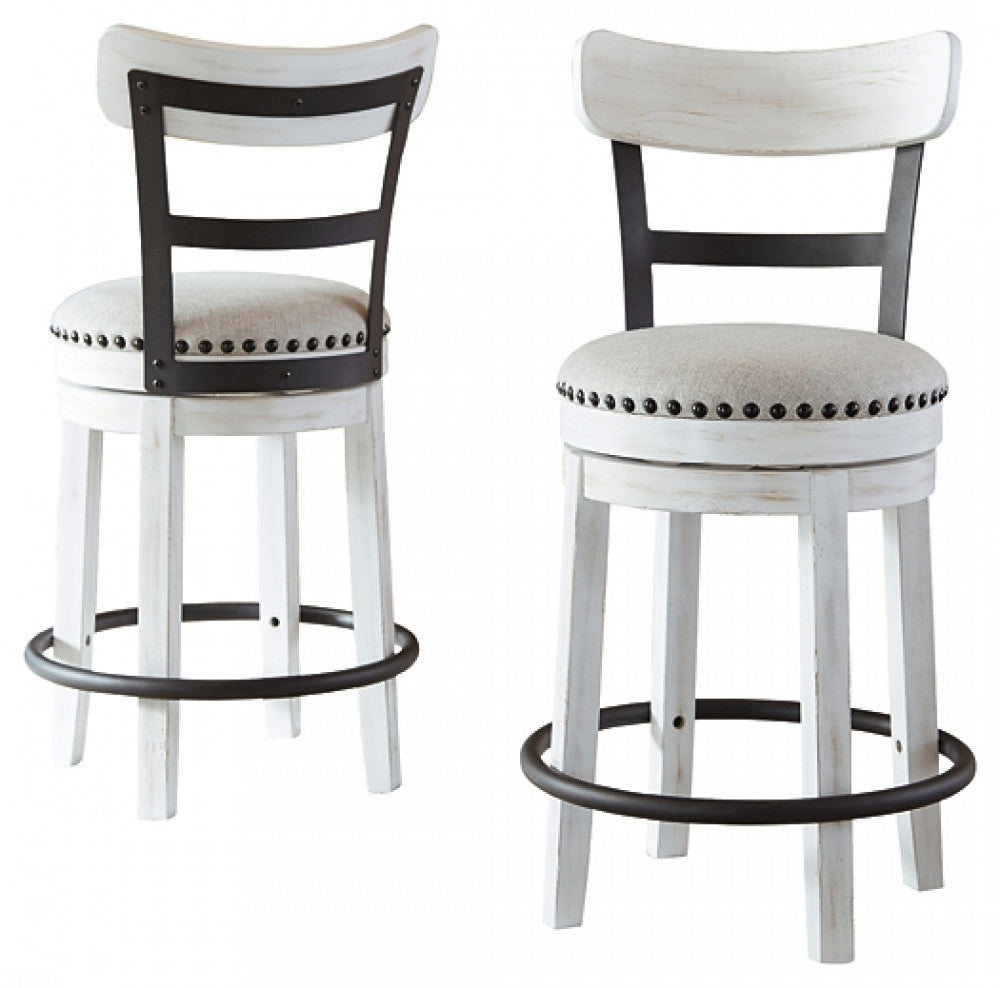 Valebeck UPH Swivel Barstool (1/CN) at Cloud 9 Mattress & Furniture furniture, home furnishing, home decor