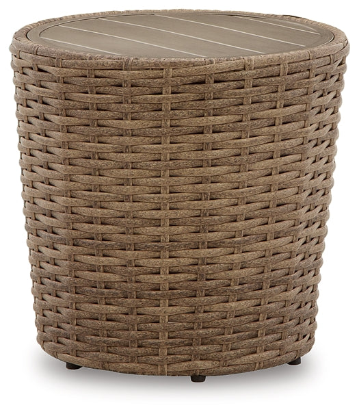 Sandy Bloom Outdoor Coffee Table with End Table at Cloud 9 Mattress & Furniture furniture, home furnishing, home decor