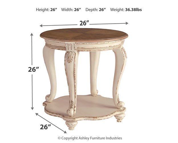 Realyn Round End Table at Cloud 9 Mattress & Furniture furniture, home furnishing, home decor