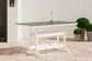 Transville RECT COUNTER TABLE W/UMB OPT at Cloud 9 Mattress & Furniture furniture, home furnishing, home decor