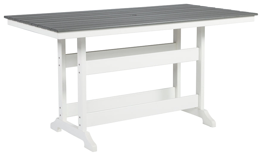 Transville RECT COUNTER TABLE W/UMB OPT at Cloud 9 Mattress & Furniture furniture, home furnishing, home decor