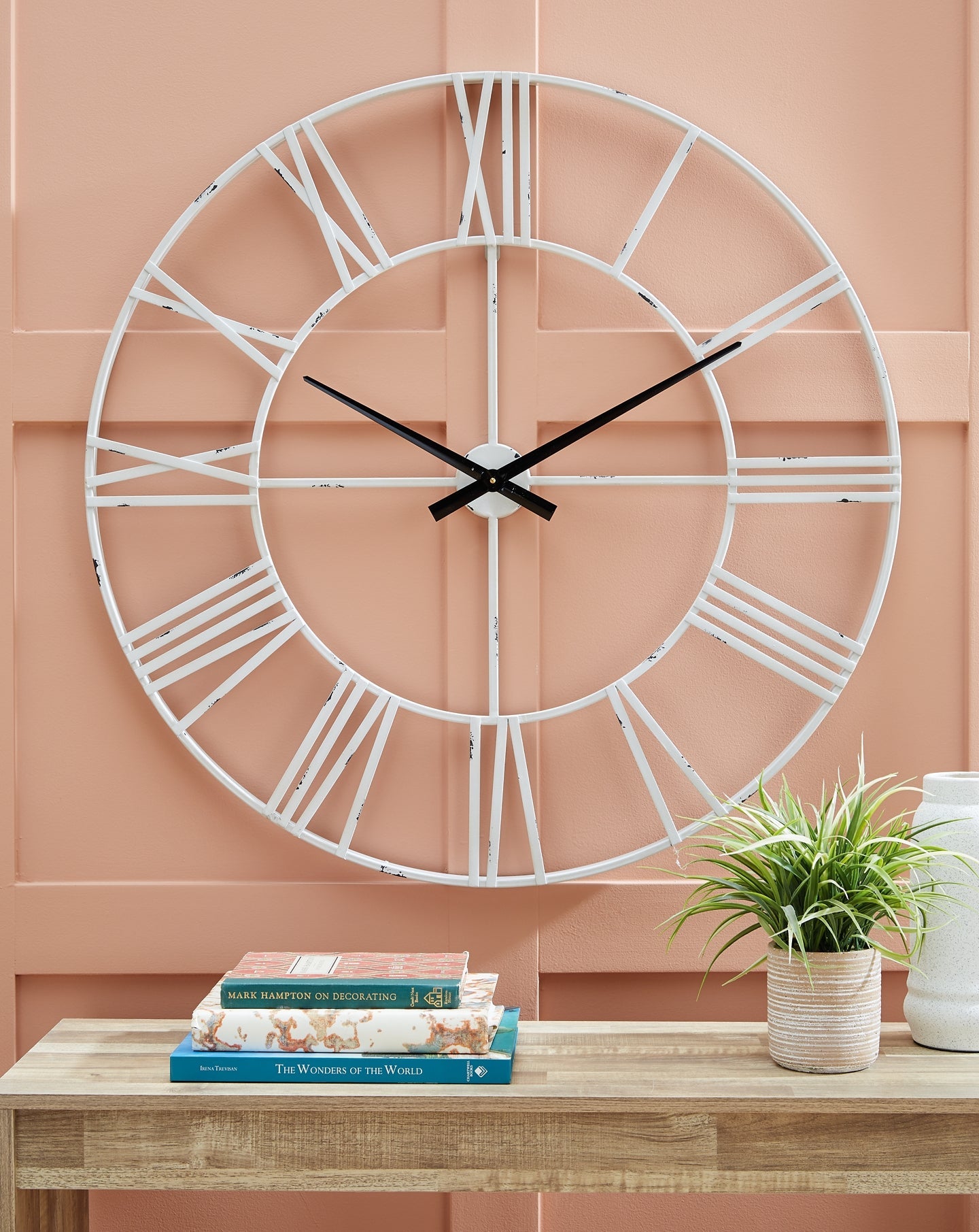 Paquita Wall Clock at Cloud 9 Mattress & Furniture furniture, home furnishing, home decor