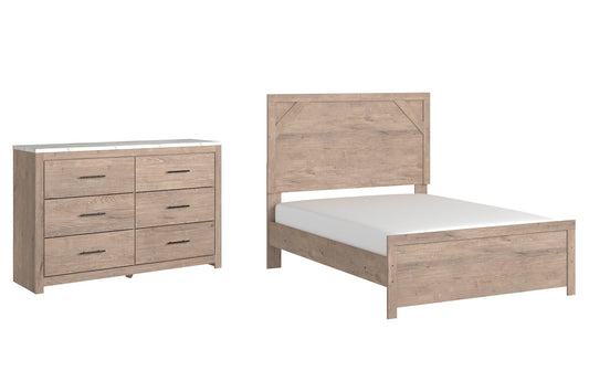 Senniberg Full Panel Bed with Dresser at Cloud 9 Mattress & Furniture furniture, home furnishing, home decor