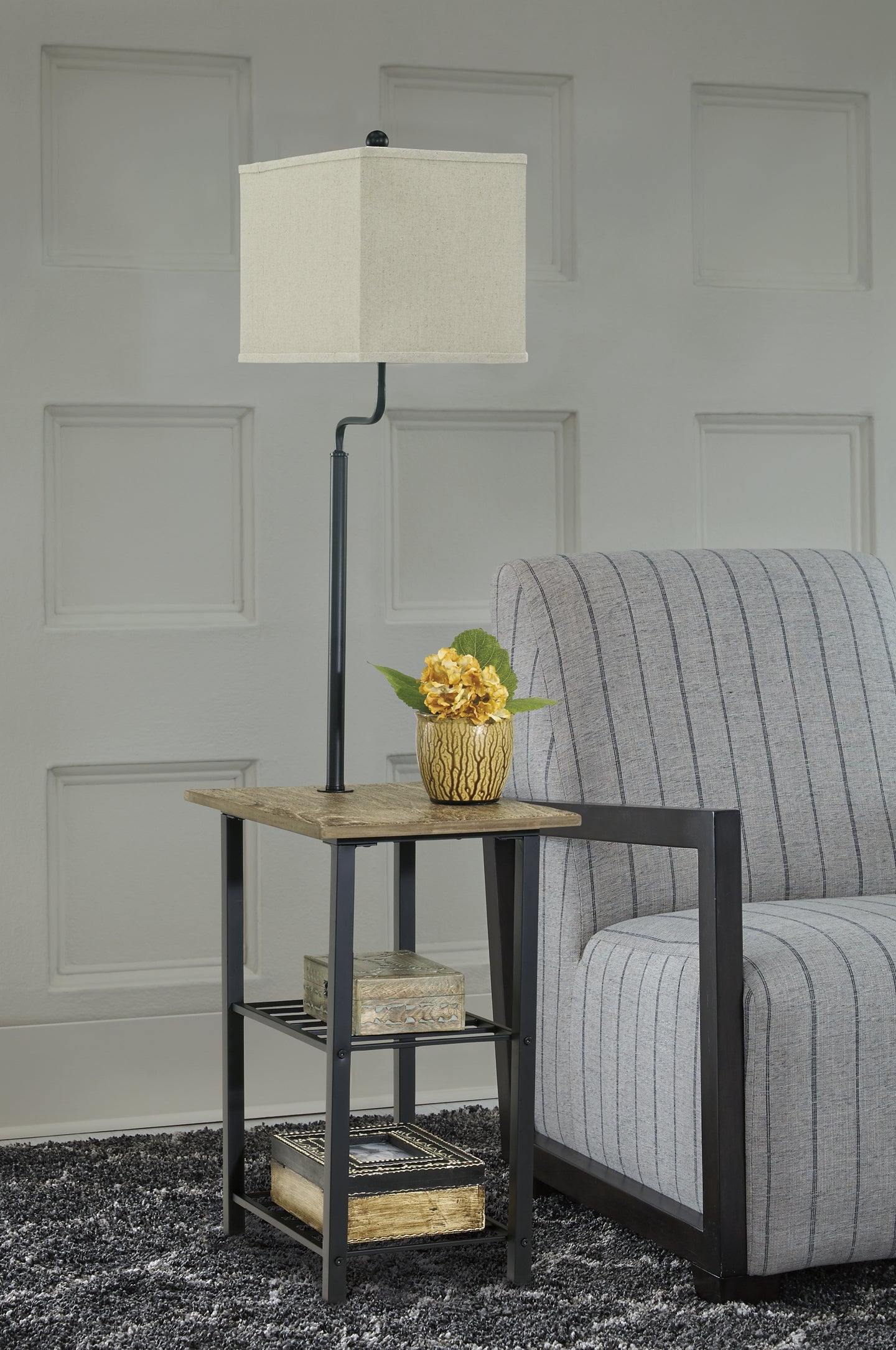 Shianne Metal Tray Lamp (1/CN) at Cloud 9 Mattress & Furniture furniture, home furnishing, home decor