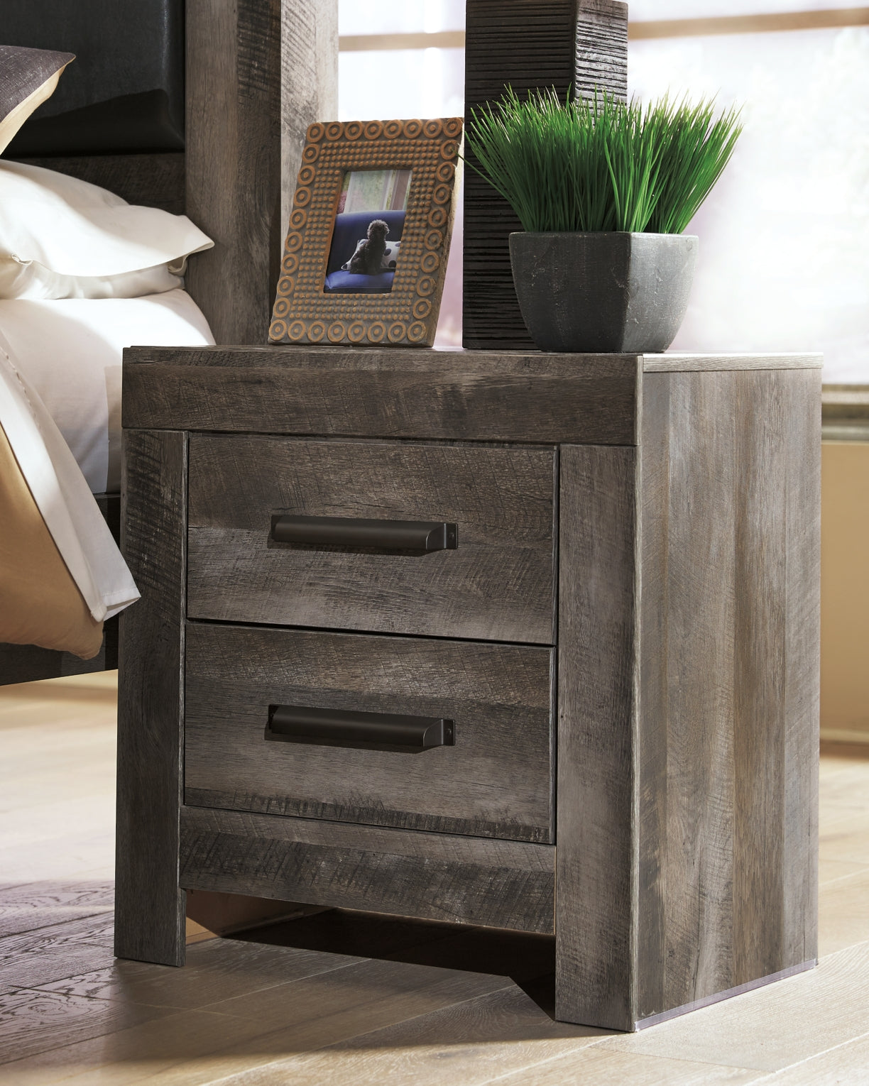 Wynnlow Two Drawer Night Stand at Cloud 9 Mattress & Furniture furniture, home furnishing, home decor