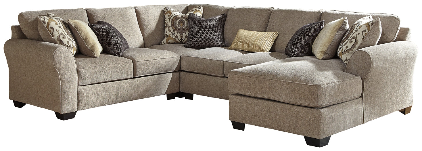 Pantomine 4-Piece Sectional with Chaise at Cloud 9 Mattress & Furniture furniture, home furnishing, home decor