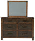 Wyattfield Dresser and Mirror at Cloud 9 Mattress & Furniture furniture, home furnishing, home decor