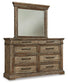 Markenburg Dresser and Mirror at Cloud 9 Mattress & Furniture furniture, home furnishing, home decor