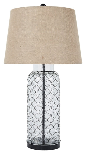 Sharmayne Glass Table Lamp (1/CN) at Cloud 9 Mattress & Furniture furniture, home furnishing, home decor
