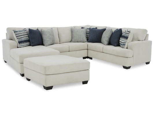 Lowder 4-Piece Sectional with Ottoman at Cloud 9 Mattress & Furniture furniture, home furnishing, home decor