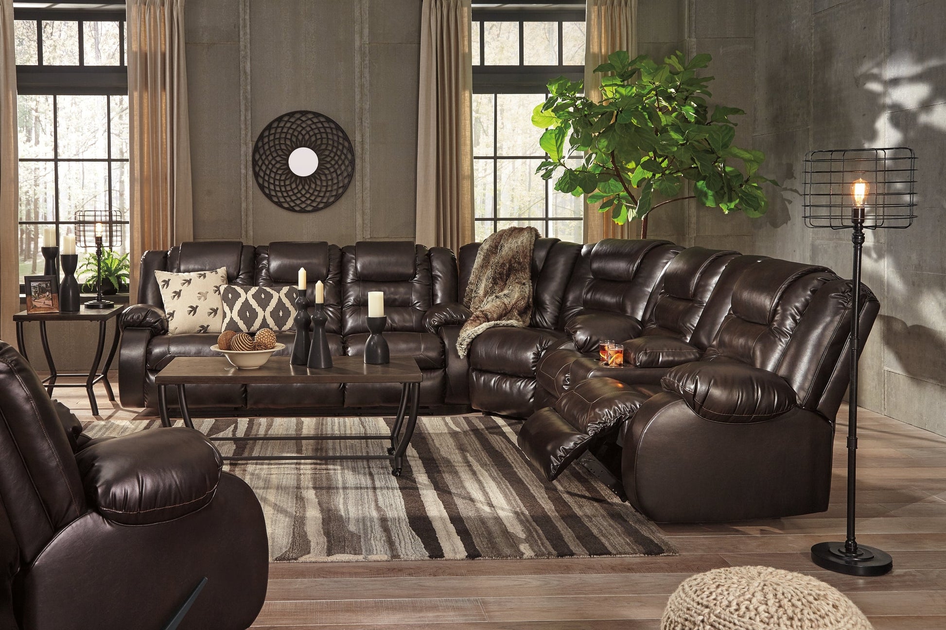 Vacherie DBL Rec Loveseat w/Console at Cloud 9 Mattress & Furniture furniture, home furnishing, home decor