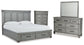 Russelyn King Storage Bed with Mirrored Dresser and Chest at Cloud 9 Mattress & Furniture furniture, home furnishing, home decor